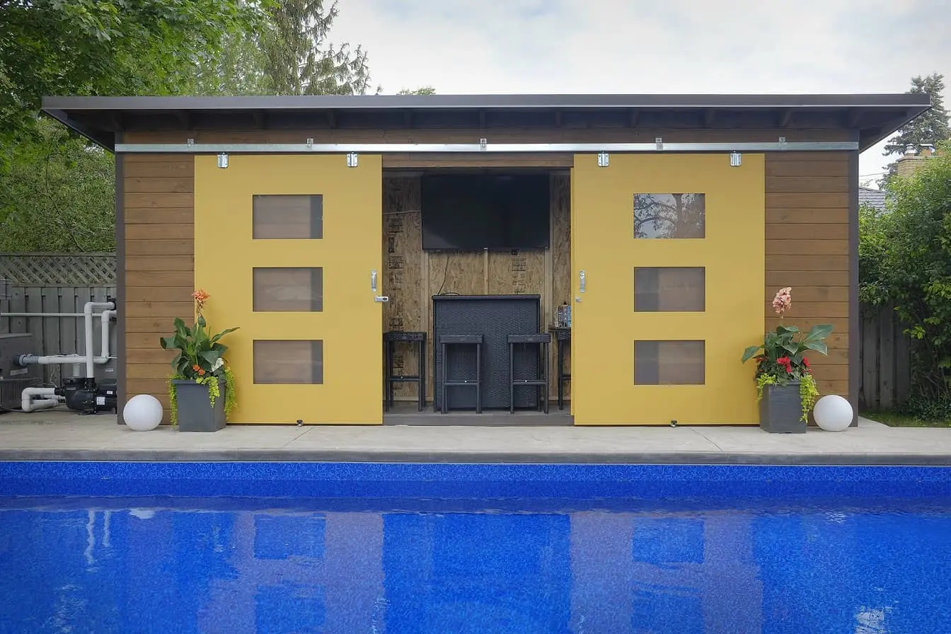 Pool Equipment Sheds Backyard Escape Studios